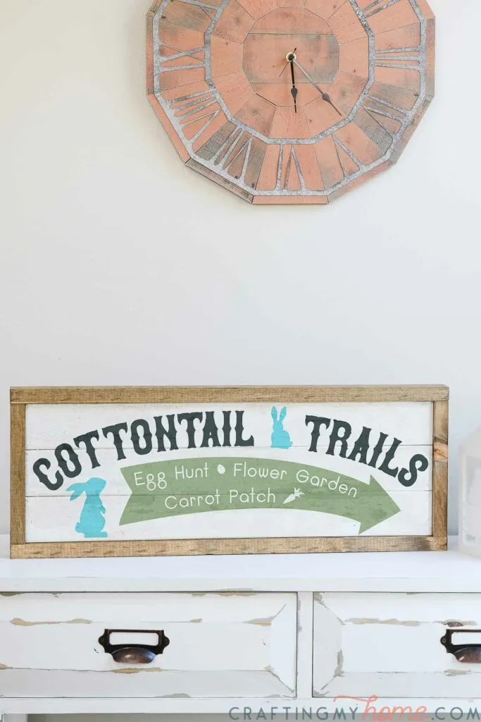 Download Bunny Trail Easter Sign Svg Crafting My Home