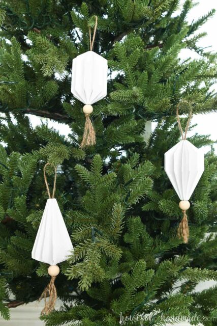 Easy 3D Jewel Christmas Ornaments {7 Days of Paper Christmas ...