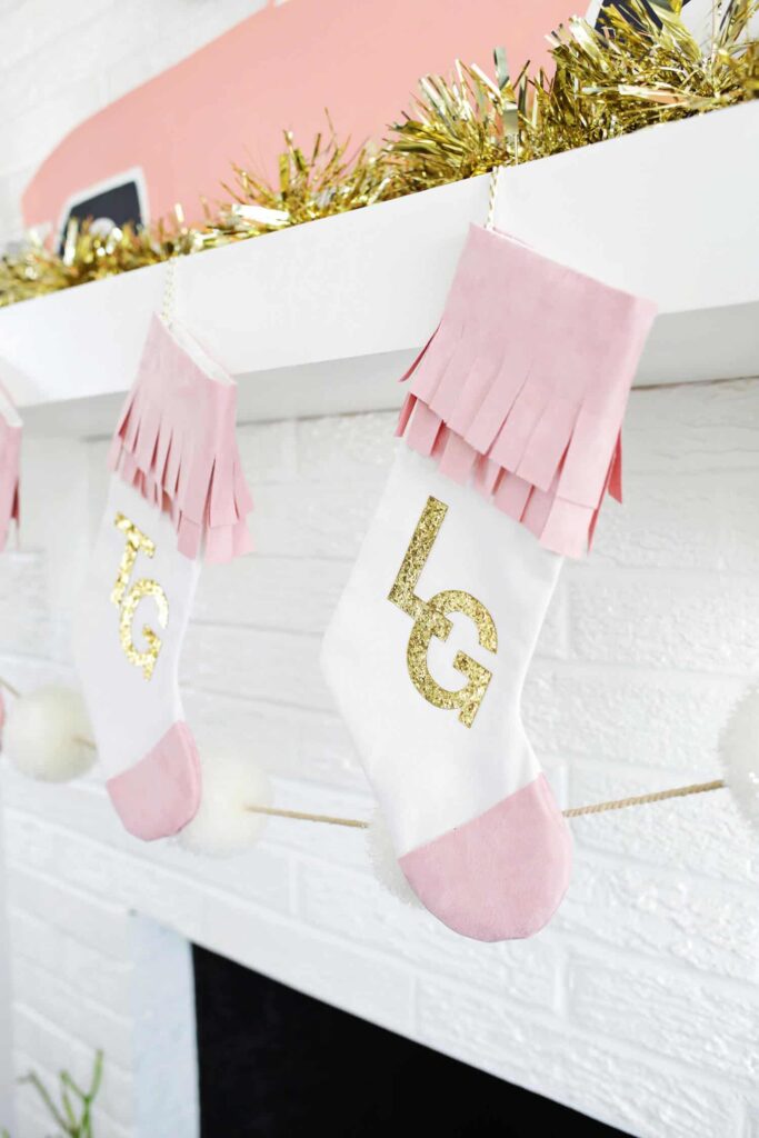 Faux Suede Fringe Stocking DIY Click Through For Tutorial 4 683x1024 