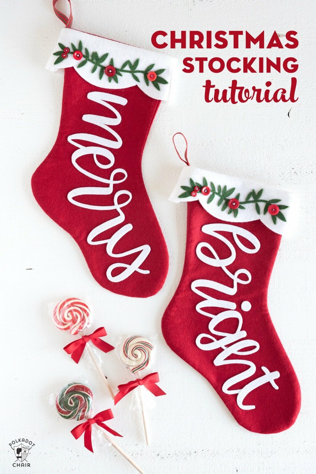 DIY Personalized Christmas Stocking Ideas • Crafting my Home