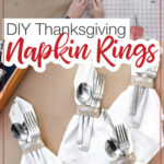 set of 3 diy thankful napkin rings with text overlay