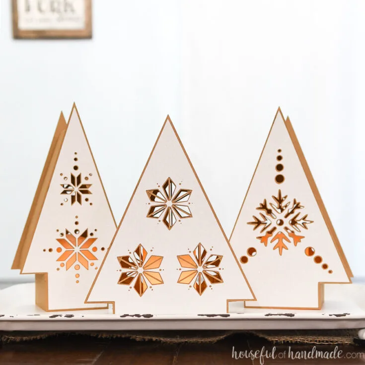 Neutral paper lanterns for DIY hygge Christmas decor.