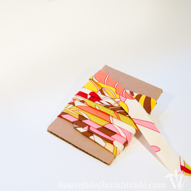 How to Easily Make a Continuous Strip of Bias Tape