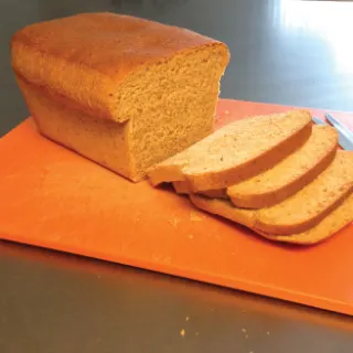 whole wheat sandwich bread on counter