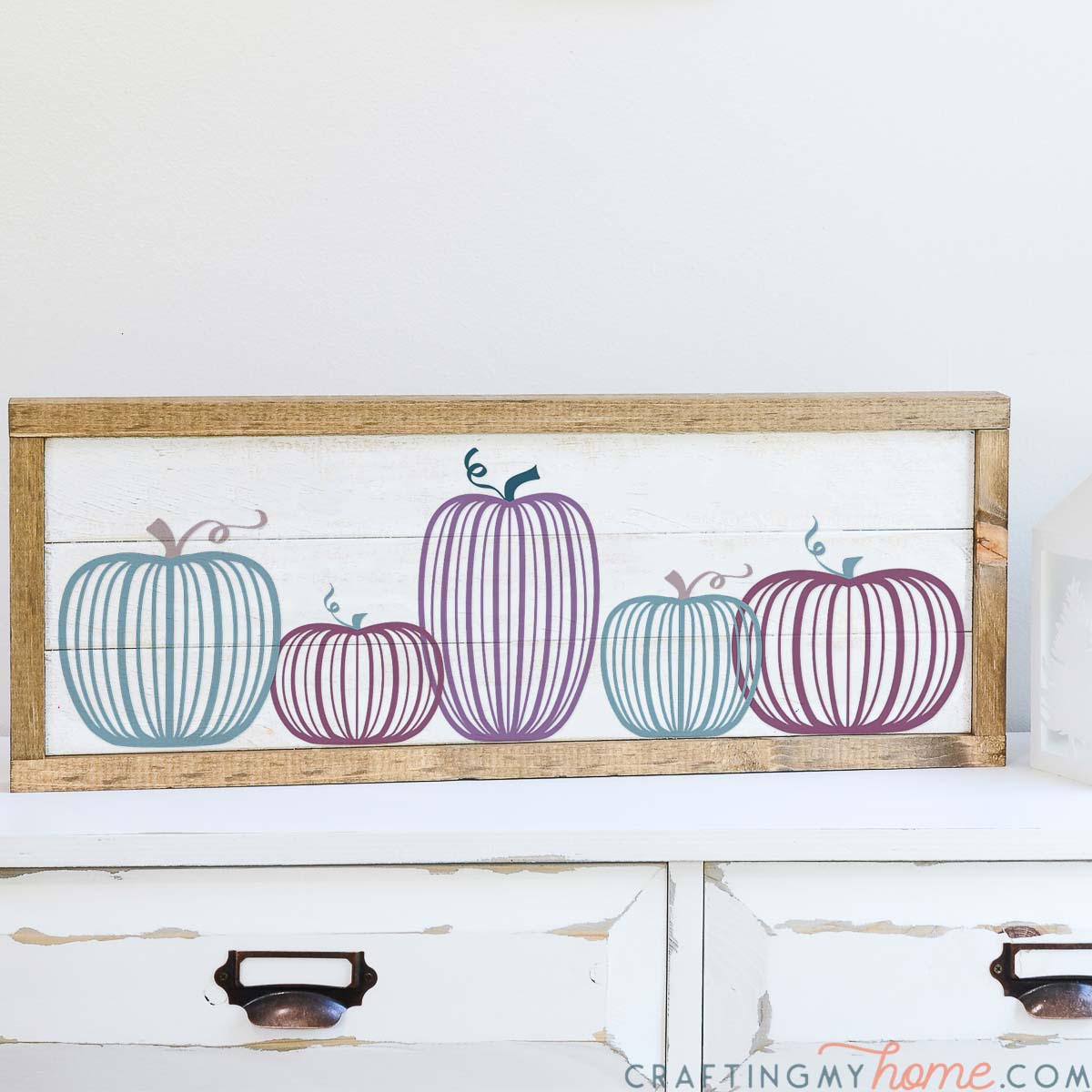 Modern Pumpkin SVG for Signs and more