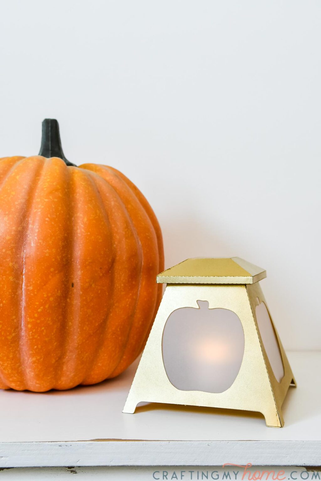 Tapered Paper Pumpkin Lanterns for Fall • Crafting my Home